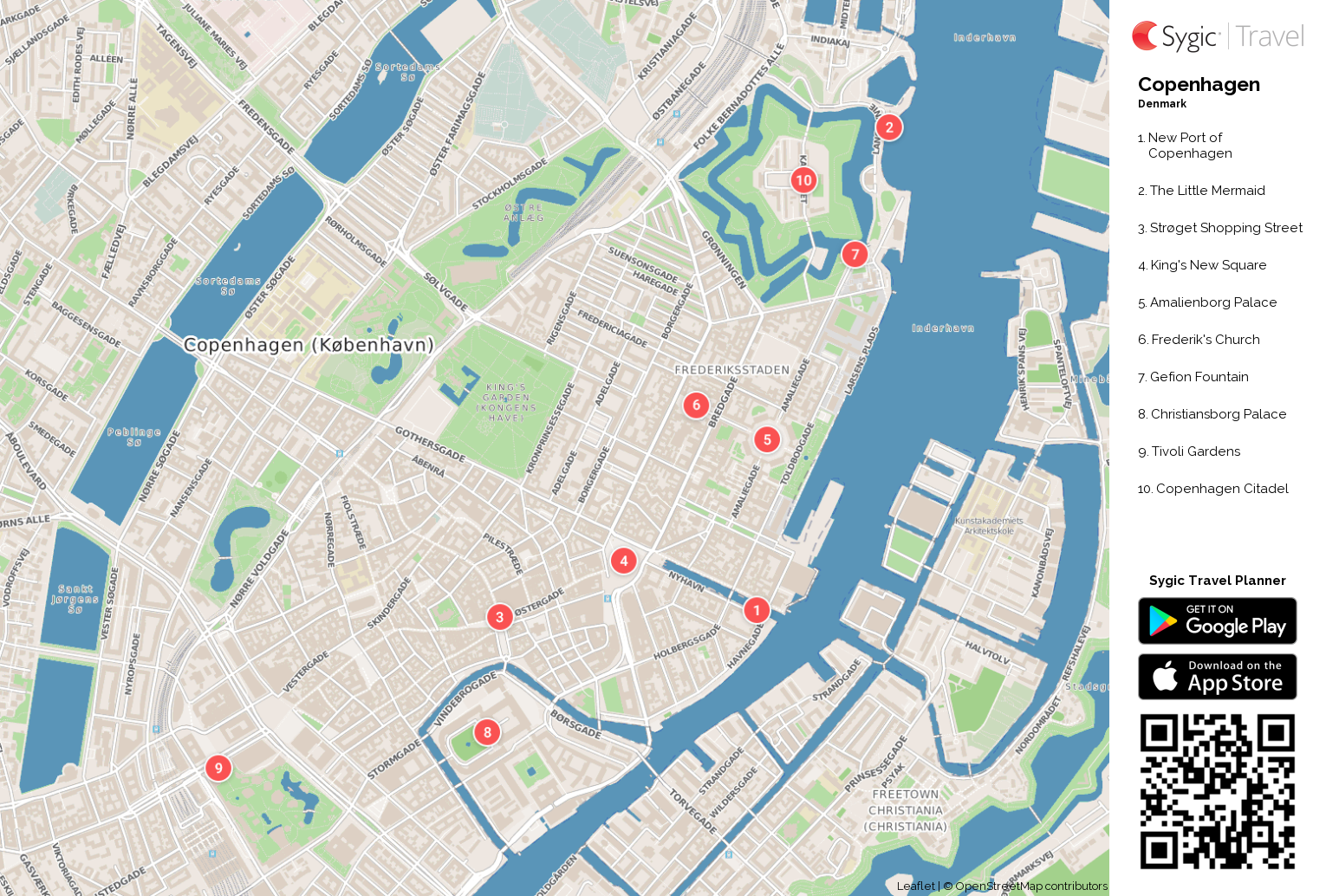 Copenhagen Map